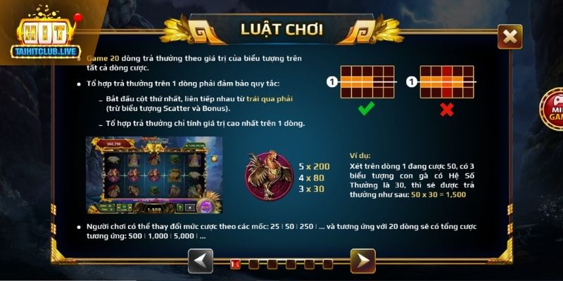 Cách chơi Sơn Tinh Thủy Tinh tại Hit Club