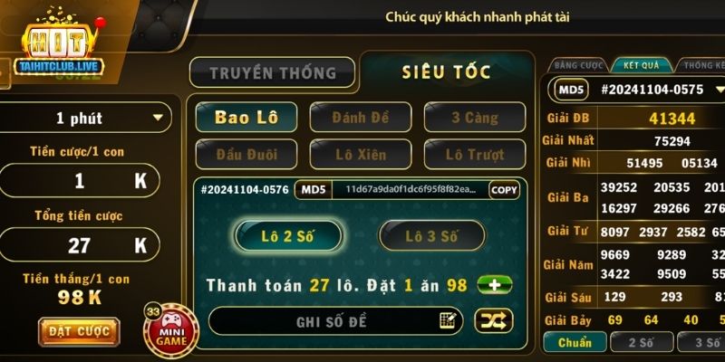 Cách tham gia chơi Lô Đề tại Hit Club chi tiết A - Z