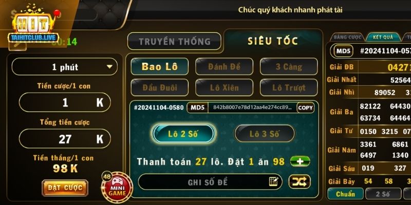 Hướng dẫn chi tiết cách tham gia Lô Đề Siêu Tốc Hit Club